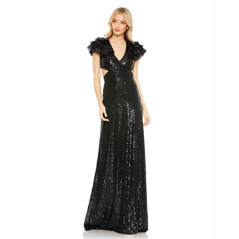 Lace Up Gown